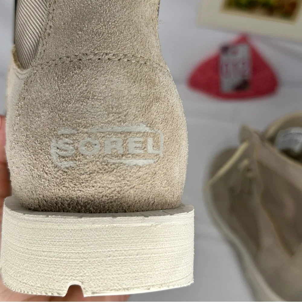 NWT Sorel Caribou OTM WaterProof Ancient Fossil/Chalk Boots Size 11 - Picture 12 of 14